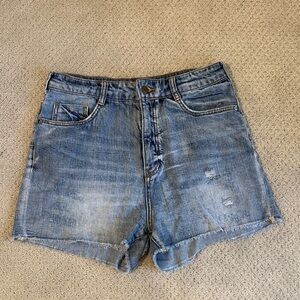 Pilcro/Anthropologie Light Blue Jean Shorts